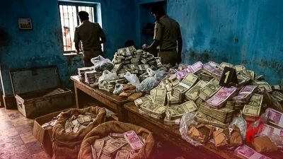 पुरी में पुलिस ने मारा छापा, गांजा ढूंढने गई टीम को मिला नोटों का विशाल भंडार