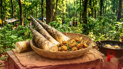 झारखंड के जंगलों का अनोखा खजाना: सिर्फ 2 महीने मिलता है यह खास बांस, इसकी कुरकुरी पकौड़ी के आगे फीके लगेंगे सारे स्वाद