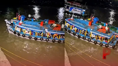 मुंबई: गेटवे ऑफ इंडिया के पास बीच समुद्र में खराब हुई बोट, 38 लोगों की बची जान
