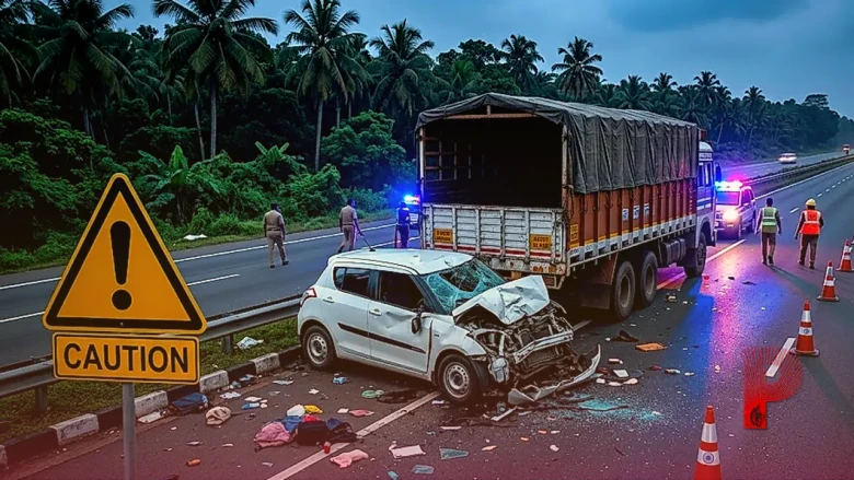 केरल में भीषण सड़क हादसा: हाईवे पर खड़ी लॉरी से टकराई कार, 8 इंजीनियरिंग छात्रों की मौत