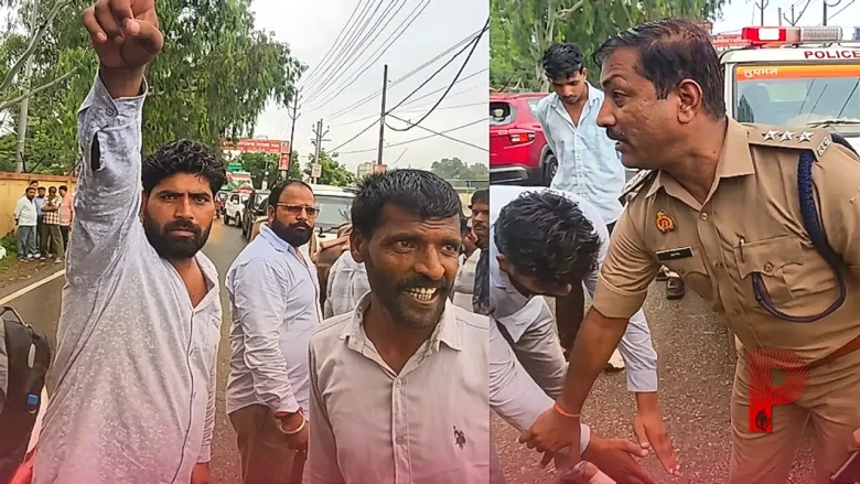 हापुड़ गोलीकांड: इलाज के दौरान दीपक की मौत के बाद भड़का गुस्सा, शव के साथ सड़क पर ग्रामीणों का भारी हंगामा