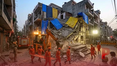 दिल्ली के सत्य निकेतन में गिरी जर्जर इमारत, हादसे में 4 लोगों की मौत, सीएम रेखा गुप्ता ने दिए जांच के आदेश