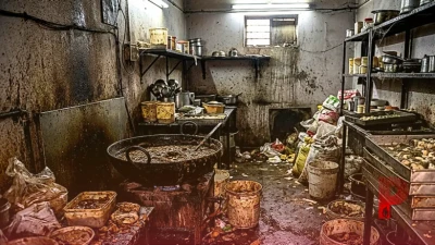 दुर्गापुर में मिठाई गोदामों और होटलों पर बड़ा छापा, सड़ा हुआ खाना और गंदगी मिलने पर लगा भारी जुर्माना