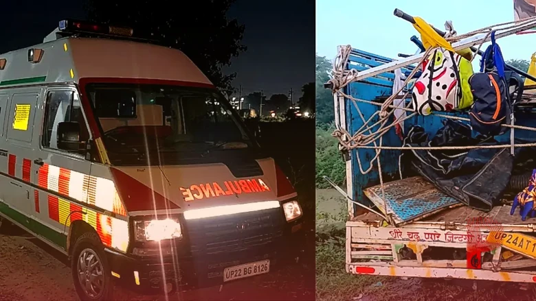 बागपत में भीषण सड़क हादसा, अनियंत्रित पिकअप पलटने से 4 लोगों की मौत, 32 श्रद्धालु घायल