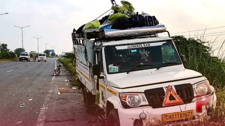 हरियाणा: KMP एक्सप्रेसवे पर फिर हुआ भीषण हादसा, गोगामेड़ी से लौट रहे श्रद्धालुओं की गाड़ी हुई दुर्घटनाग्रस्त, 2 की मौत
