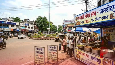 जमशेदपुर: डायमंड गोल चक्कर पर मात्र 60 रुपये में मिलता है घर जैसा पंजाबी लंगर लंच