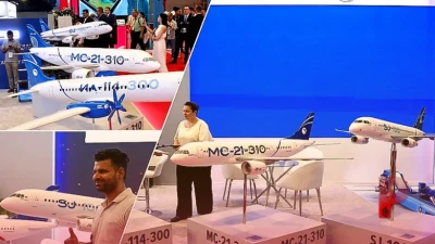 रूसी विमानों की भारत में दस्तक: दिल्ली में प्रदर्शित किए गए SJ-100, MC-21 और IL-114-300 एयरक्राफ्ट