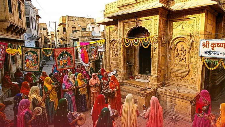 बाड़मेर में कृष्ण भक्ति की अनोखी परंपरा, 200 साल से महिलाएं राधा भाव में मना रही हैं नंदोत्सव