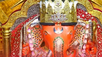 जयपुर का मोतीडूंगरी गणेश मंदिर: 150 साल पुरानी परंपरा से होगा गणपति का दिव्य श्रृंगार, नौलखा हार और 3100 किलो मेहंदी का है खास महत्व