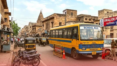 ग्वालियर में चार साल पुरानी रंजिश का खौफनाक बदला, स्कूल बस ड्राइवर को मारी गोली
