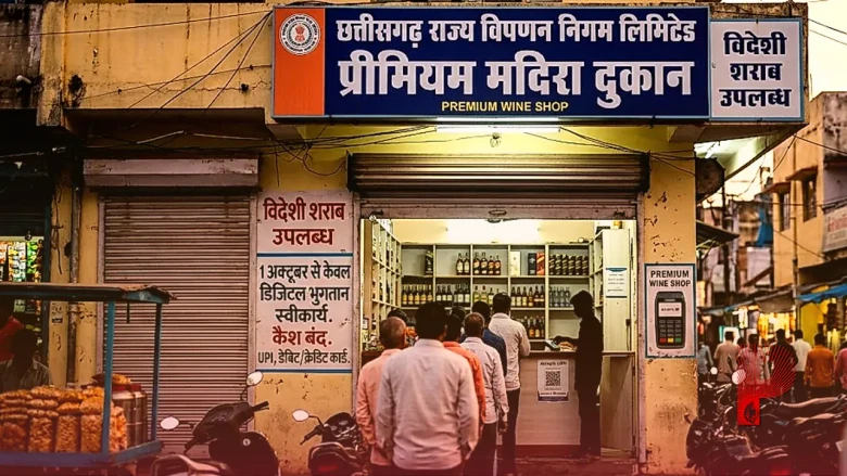 छत्तीसगढ़ में शराब प्रेमियों के लिए बड़ा बदलाव: 1 अक्टूबर से प्रीमियम दुकानों पर बंद होगा कैश