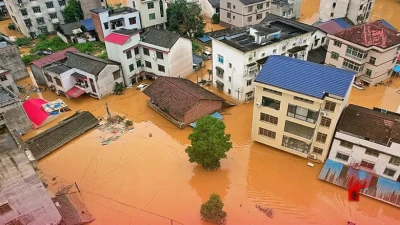 चीन के हैनान प्रांत में बाढ़ का कहर, 31 हजार से ज्यादा लोग विस्थापित