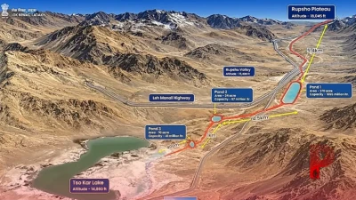 लद्दाख की दम तोड़ती त्सो कार झील को बचाने की ऐतिहासिक पहल, ग्लेशियर के बेकार बहते पानी से किया जाएगा पुनरुद्धार