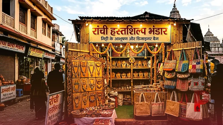 रांची में फेस्टिव सीजन की धूम, मिट्टी की ज्वेलरी से लेकर डिजाइनर बैग्स ने बढ़ाई रौनक