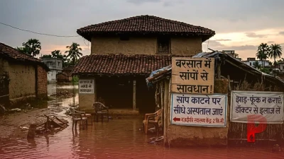 बरसात और बाढ़ के बीच बढ़ा सांपों का खतरा: काटने पर झाड़-फूंक के चक्कर में न पड़ें, डॉक्टर की ये सलाह बचा सकती है जान
