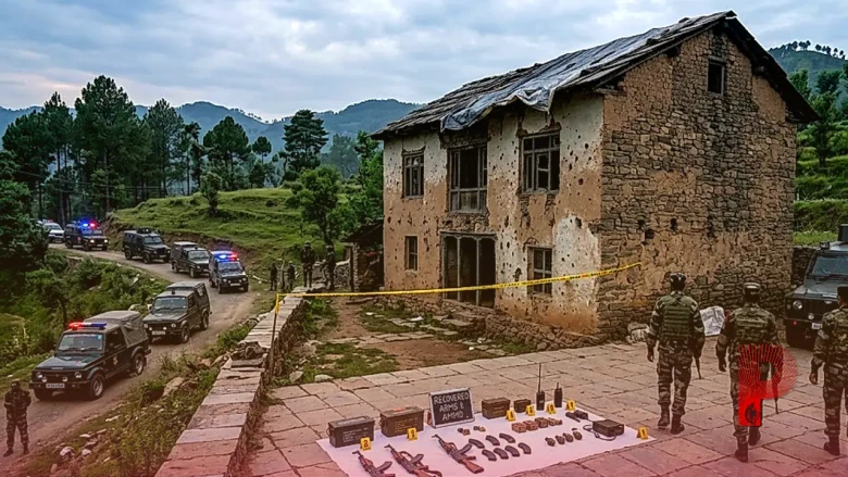 उधमपुर: सुरक्षाबलों के साथ मुठभेड़ में 2 आतंकी ढेर, भारी मात्रा में हथियार और गोला-बारूद बरामद