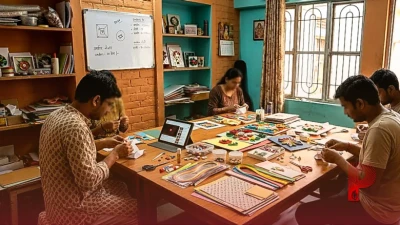 यूट्यूब से सीखा हुनर बना कमाई का जरिया, 19 साल की नेहा का पेपर आर्ट बिजनेस आज बना मिसाल