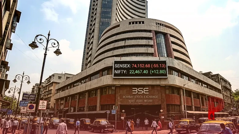भारतीय शेयर बाजार में सुस्ती: सेंसेक्स में 55 अंक की गिरावट, निफ्टी संभला