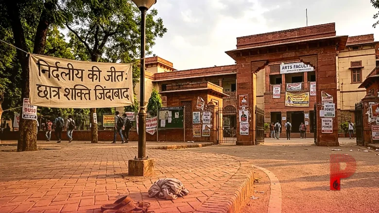 दिल्ली यूनिवर्सिटी छात्र संघ चुनाव: निर्दलीय प्रत्याशी दीपांशु शौकीन ने बड़े दलों को दी पटखनी, नंगे पांव प्रचार की कहानी