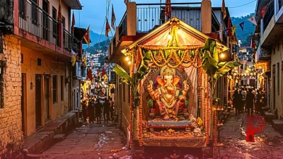 गणेश उत्सव की धूम: ऋषिकेश की गलियों में बिखरी भक्ति की अनूठी छटा और आस्था का सैलाब