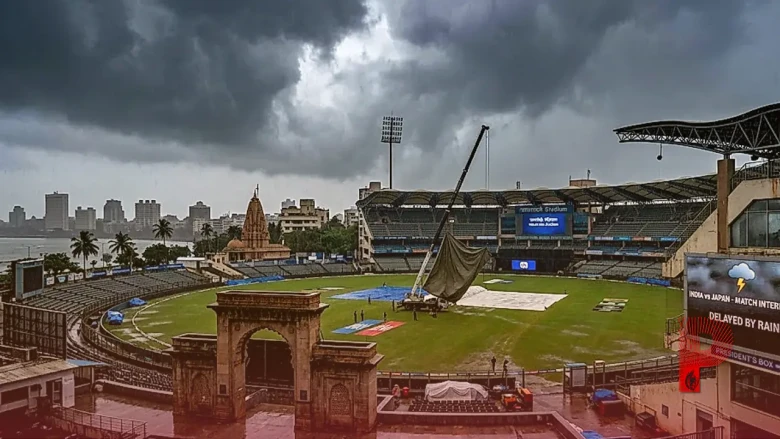 भारत और जापान के बीच ऐतिहासिक T20 मुकाबले पर तूफान का साया, भारी बारिश बिगाड़ सकती है खेल