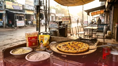 मात्र 2 मिनट में तैयार होगा चटपटा नाश्ता, आटा, बेसन और दूध से बनाएं बिना सब्जी वाला खास पराठा