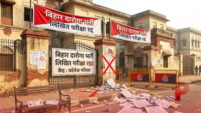 बिहार में दारोगा भर्ती परीक्षा रद्द, 27 मई को दो पालियों में हुई थी लिखित परीक्षा