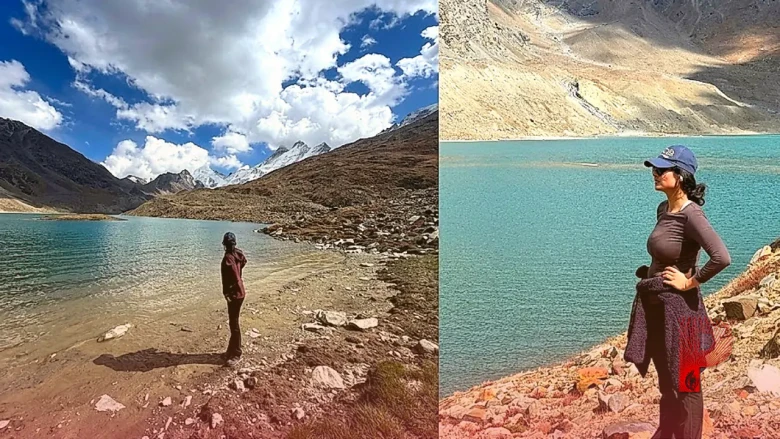 हिमाचल: घेपन झील पर GLOF का खतरा, 14 किलोमीटर की चढ़ाई कर हालात का जायजा लेने पहुंचीं डीसी किरण भड़ाना