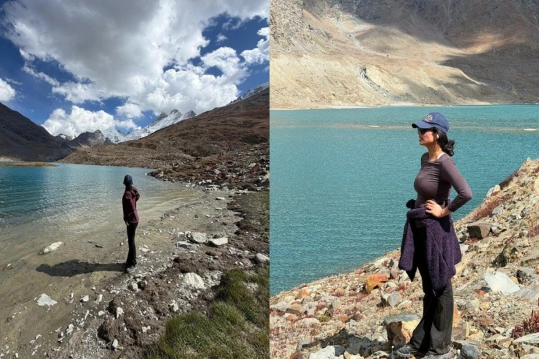 हिमाचल: घेपन झील पर GLOF का खतरा, 14 किलोमीटर की चढ़ाई कर हालात का जायजा लेने पहुंचीं डीसी किरण भड़ाना