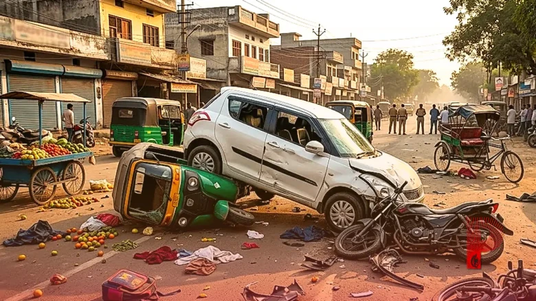 लुधियाना सड़क हादसा: तेज रफ्तार कार ने कई लोगों को रौंदा, हवा में उछला बाइक सवार; देखें डराने वाला वीडियो