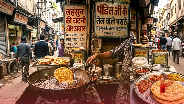 तवे पर नहीं तेल में डुबोकर बनता है ये खास पराठा, साथ में लहसुन की चटनी का ऐसा जादू कि बार-बार ऑर्डर करेंगे आप