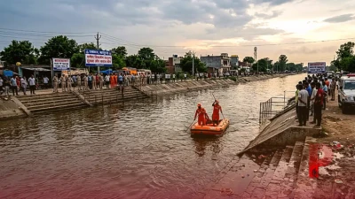 बहादुरगढ़: गणेश विसर्जन के दौरान नहर में डूबे 3 युवक, 2 के शव मिले, एक की तलाश में जुटी टीम