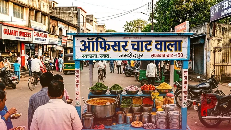 जमशेदपुर के 'ऑफिसर चाट वाला': साफ-सुथरे अंदाज में वीरेंद्र जी खिलाते हैं ₹30 की लाजवाब चाट, स्वाद के दीवाने हैं लोग