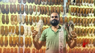 पटियाला से बोकारो तक का सफर, हुनर के दम पर राजेश ने खड़ा किया जूतियों का अनोखा कारोबार