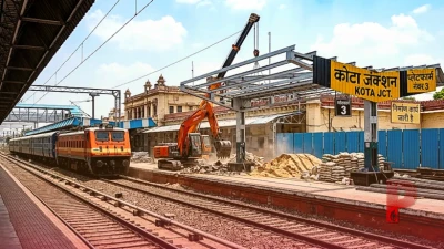 कोटा रेलवे स्टेशन का कायाकल्प: प्लेटफॉर्म-3 के पुनर्विकास से 8 ट्रेनों के रूट में होगा बदलाव