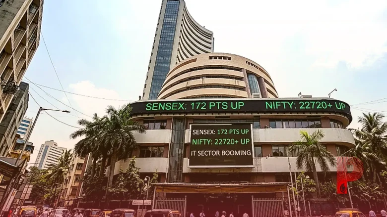 शेयर बाजार में वापसी: सेंसेक्स 172 अंक उछला, निफ्टी 22720 के पार, IT शेयरों में बहार