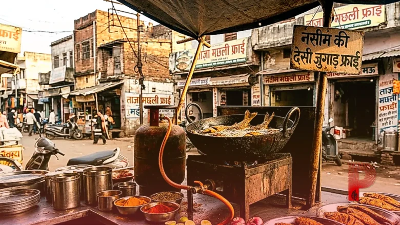 मऊ के नसीम का देसी जुगाड़: ऐसे फ्राई होती है पूरी खड़ी मछली, देश-विदेश के अनुभवों से तैयार होता है लाजवाब स्वाद