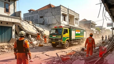 इंडोनेशिया में रविवार सुबह भूकंप के तेज झटके, 5.2 रही तीव्रता
