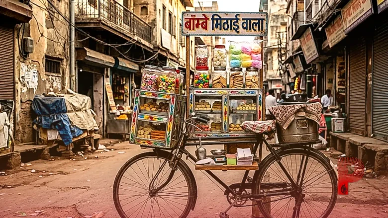साइकिल पर बिकती है बंबई मिठाई, एक किलो शक्कर से कमाते हैं 700 रुपये का मुनाफा