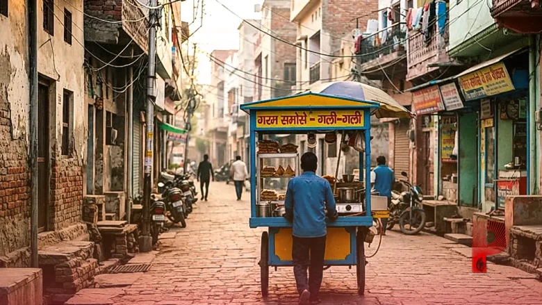 समोसे बेचने का अनोखा तरीका: दुकान तक ग्राहक नहीं आए, तो दिनेश खुद निकल पड़े मोहल्लों में