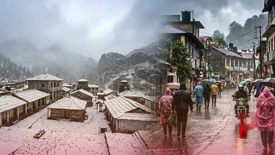 उत्तराखंड में मौसम का बदला मिजाज: 8 जिलों में आंधी-बारिश का येलो अलर्ट, पहाड़ों पर बर्फबारी के आसार