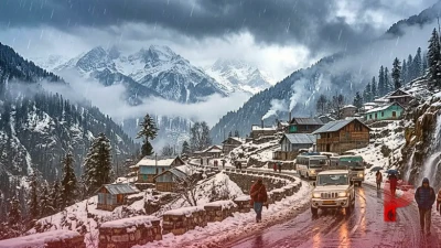 उत्तराखंड में मौसम का मिजाज बदला, 11 और 12 अक्टूबर के लिए भारी बर्फबारी और बारिश का अलर्ट