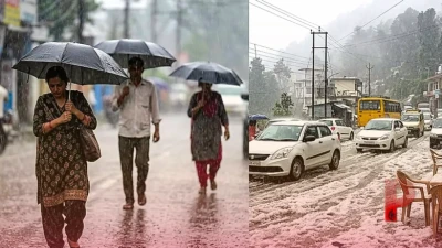उत्तराखंड में मौसम का बिगड़ा मिजाज: 10 अक्टूबर को भारी बारिश और बर्फबारी का अलर्ट, इन जिलों में ओलावृष्टि की चेतावनी