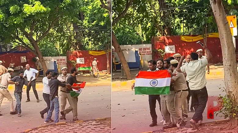 दिल्ली के जंतर-मंतर पर हंगामा, CJP के सौरव दास और आशुतोष रांका हिरासत में