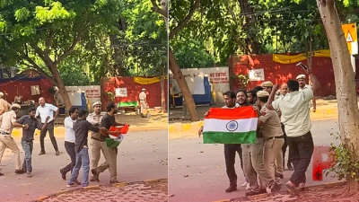 दिल्ली के जंतर-मंतर पर हंगामा, CJP के सौरव दास और आशुतोष रांका हिरासत में