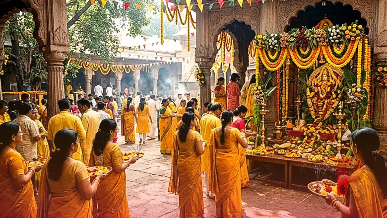 नवरात्रि का पांचवां दिन: मां स्कंदमाता की पूजा में चमकेंगे आप, इन बॉलीवुड हसीनाओं से लें पीले रंग की साड़ी पहनने के टिप्स