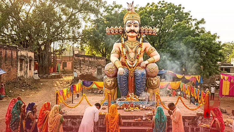 मंदसौर का अनोखा दशहरा: जहां रावण को माना जाता है दामाद, महिलाएं करती हैं घूंघट