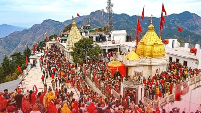 हिमाचल प्रदेश के प्रमुख शक्तिपीठों में नवरात्र की धूम, 10 लाख से अधिक भक्तों ने किए माता के दर्शन