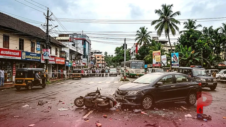 कोच्चि में दर्दनाक हादसा: जज के नाबालिग बेटे की कार ने स्कूटर को मारी टक्कर, एक की मौत