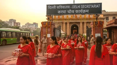 करवा चौथ पर दिल्ली की 51 बेटियों को मुख्यमंत्री रेखा गुप्ता ने दिए 1-1 लाख रुपये के उपहार